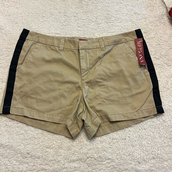 Merona Pants - NWT Merona Khaki Short w/ Stripe Detail